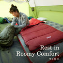 Coleman Flatlands 30°F Sleeping Bag, Mahogany