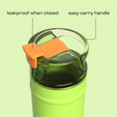 bubba DualSip Leakproof Insulated Water Bottle with Straw, Glow Up, 24 Ounce