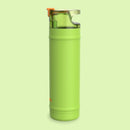 bubba DualSip Leakproof Insulated Water Bottle with Straw, Glow Up, 24 Ounce