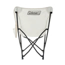Coleman Low-Back Sherpa Chair, White, 1 CT