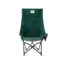 Coleman High-Back Sherpa Chair, Green, 1 CT