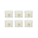 Yankee Candle Signature Votive Mini Candle Jar, Chocolate Chip Cannoli Scent, Natural Soy Wax Blend Candle with Natural Fiber Wick, 1.3 OZ Glass Jar (Pack of 6)