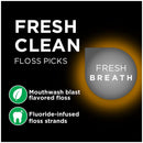 Dentek Floss Picks Fresh Clean Floss Picks, For Extra Tight Teeth, 75 ct