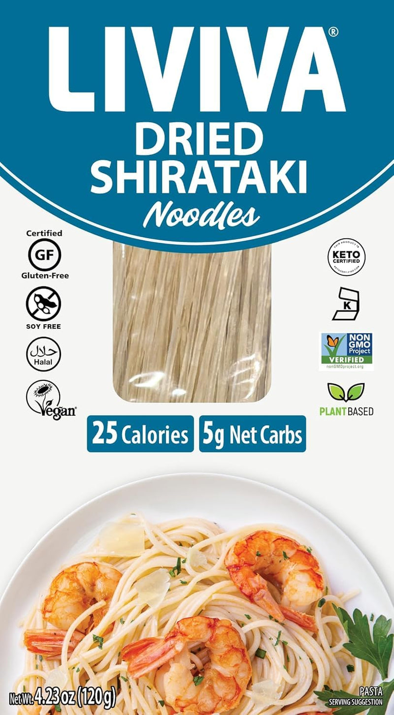 Liviva Dried Shirataki Noodle (2 Pack), 1 CT