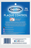 Dentek Floss Picks Cross Flosser Plaque Control Floss Picks, X-Shaped Floss, 75 ct