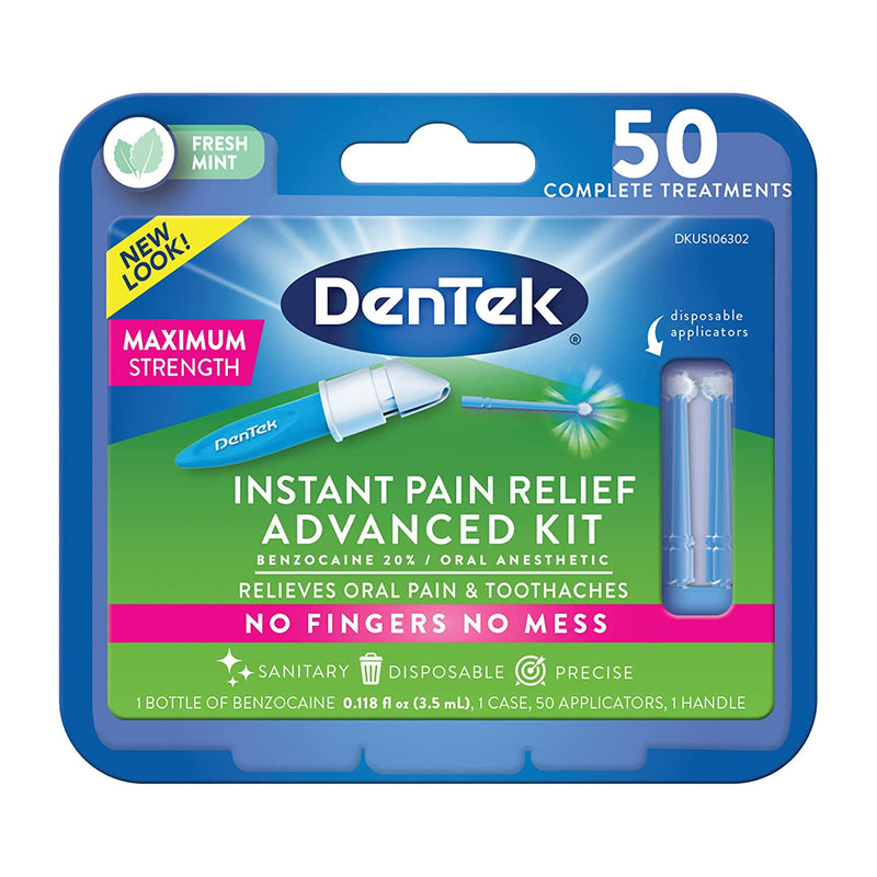 DenTek Adult Instant Pain Relief Kit, 50 CT
