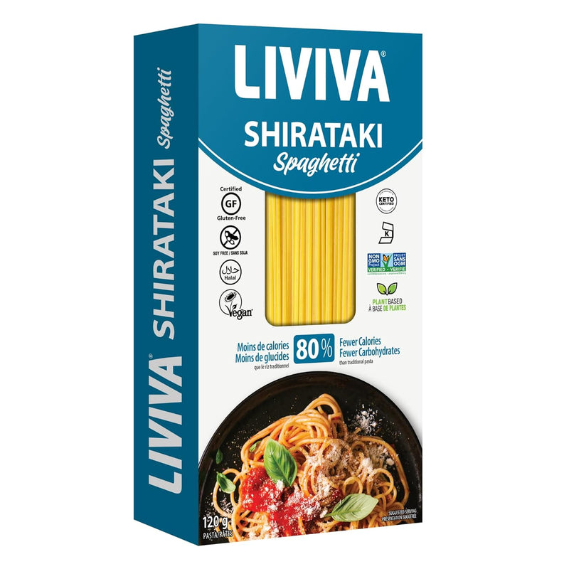 Liviva Dried Shirataki Trial Pack - 1 Noodle, 1Spag, 1 Rice (3 Pack), 1 CT