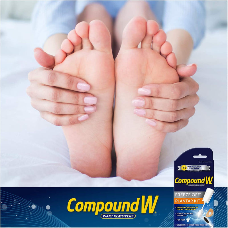 Compound W Freeze Off Wart Remover 8 Applications with Compound W Wart  Remover Maximum Strength One