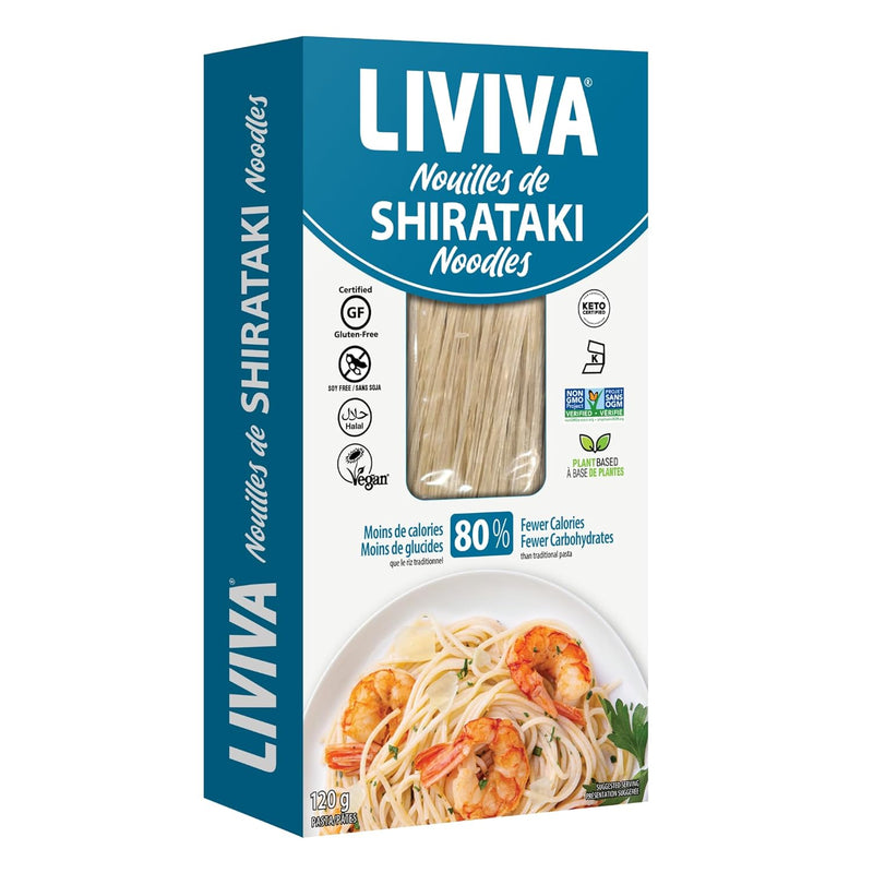 Liviva Dried Shirataki Trial Pack - 1 Noodle, 1Spag, 1 Rice (3 Pack), 1 CT