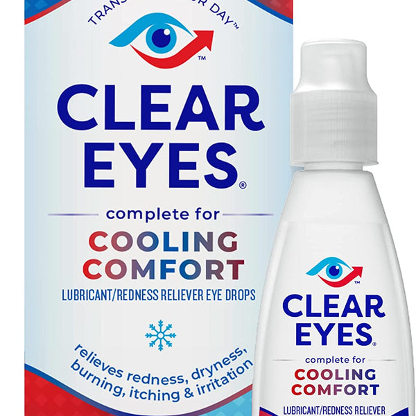 Clear Eyes Eye Drops, Cooling Comfort - 0.5 fl oz