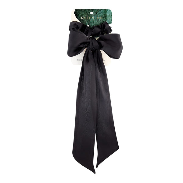 Kristin Ess The Scrunchie & Scarf Set ? Black