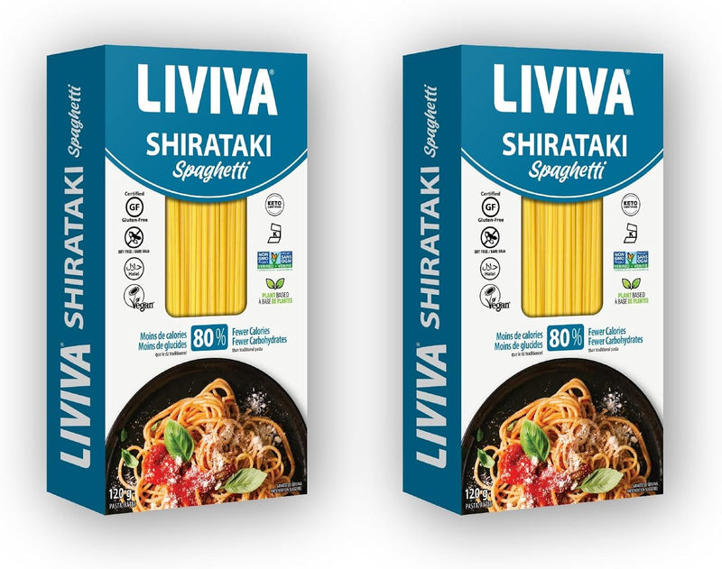 Liviva Dried Shirataki Spaghetti (2 Pack), 1 CT