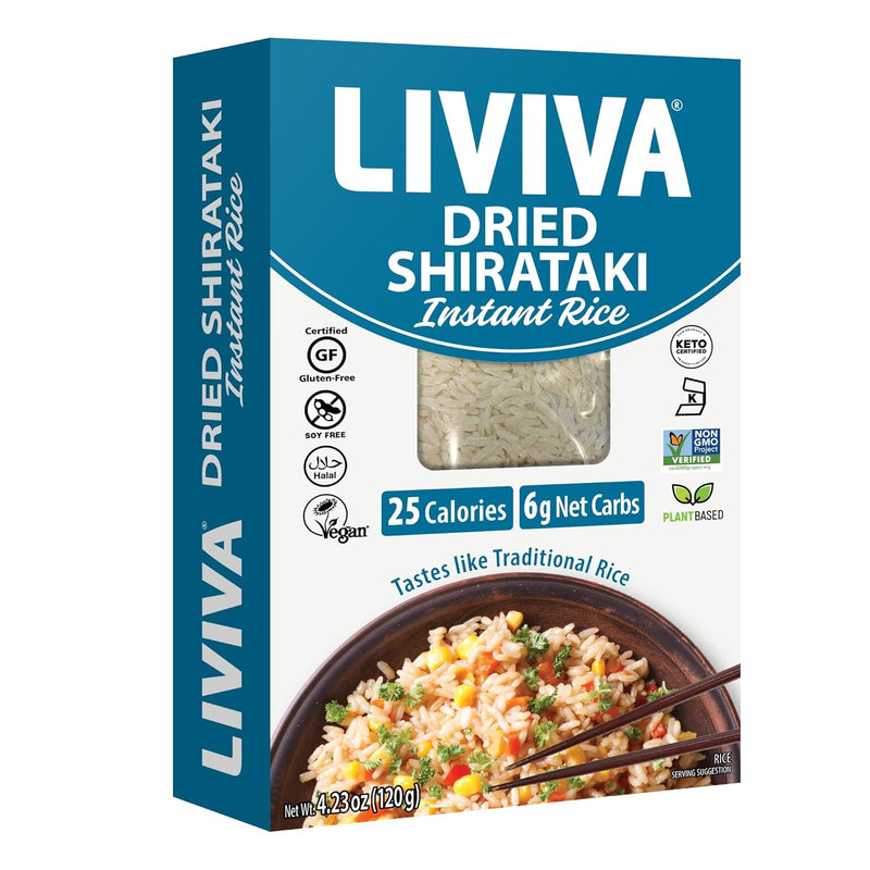 Liviva Dried Shirataki Instant Rice (4 Pack), 1 CT