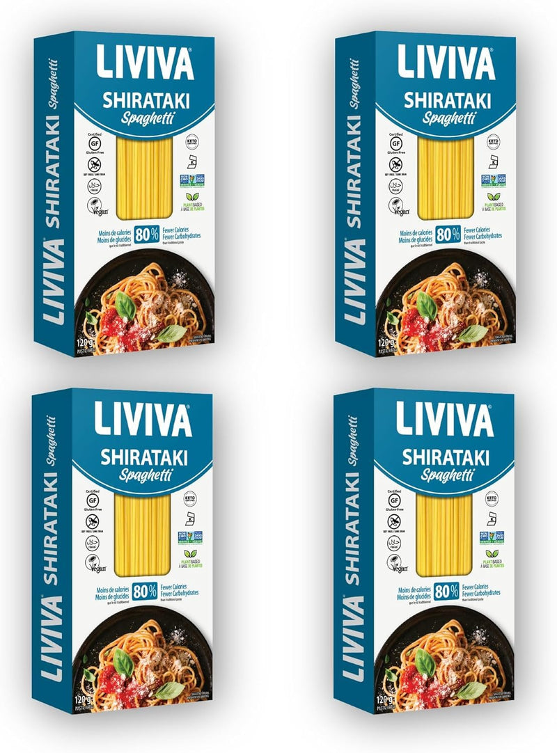 Liviva Dried Shirataki Spaghetti (4 Pack), 1 CT