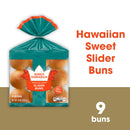 King's Hawaiian Slider Buns  9 Count (Pack of 12)