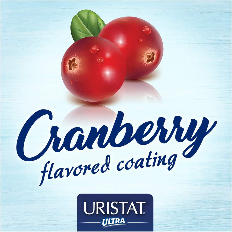 URISTAT Ultra UTI Pain Relief, Cranberry Flavored Coating, 30 Tablets