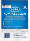 DenTek Triple Clean Floss Picks, No Break Guarantee, 150 CT