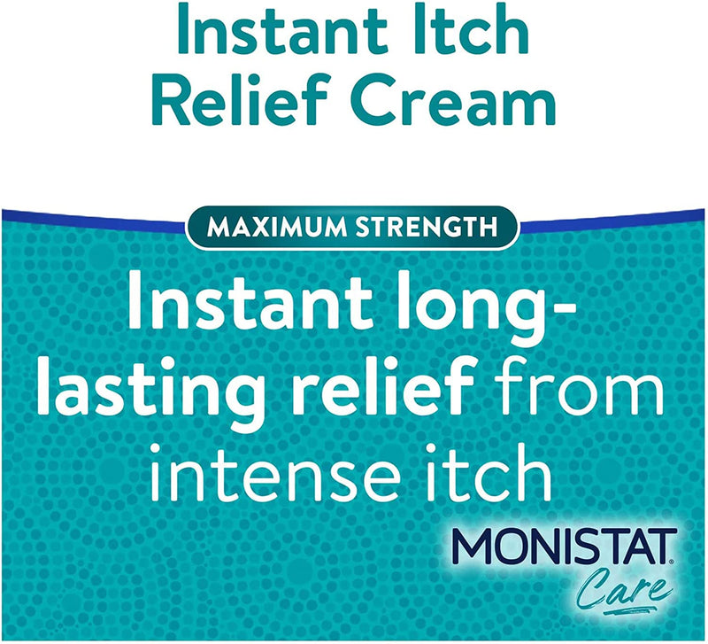 MONISTAT Care Maximum Strength Instant Itch Relief Cream, 1 oz