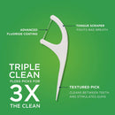 DenTek Floss Pick Dispenser with Dentek Triple Clean Floss Picks, 60 ct