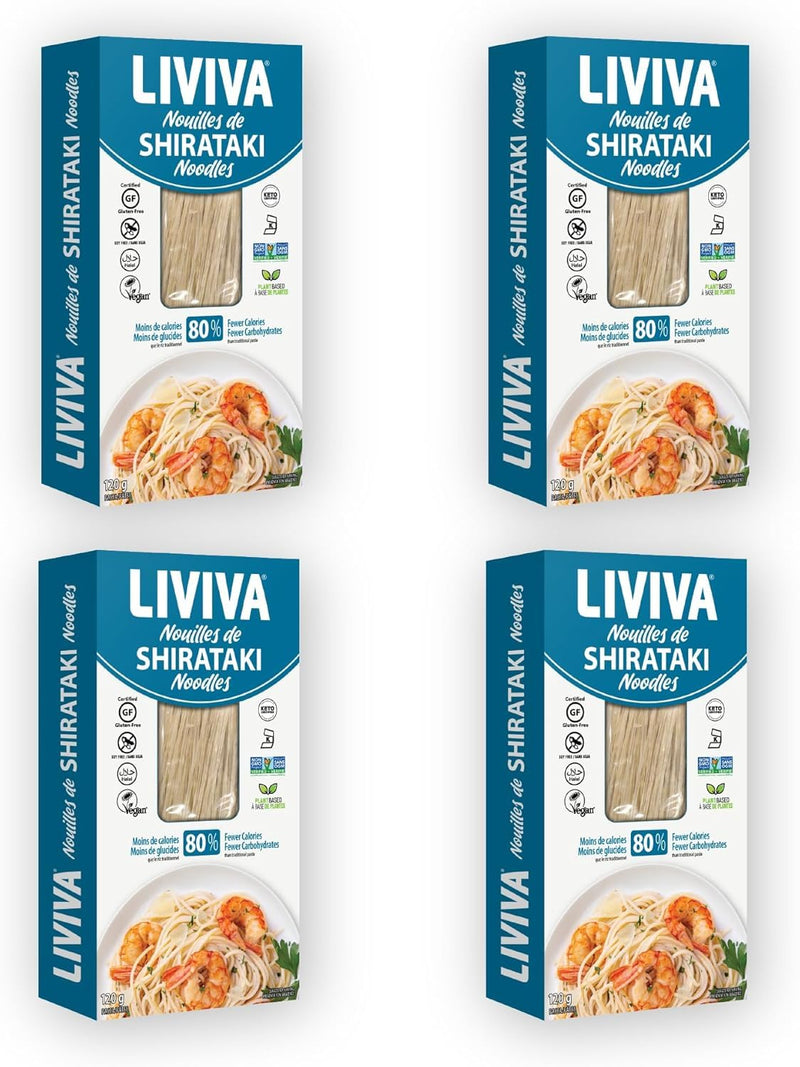 Liviva Dried Shirataki Noodle (4 Pack), 1 CT