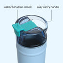 bubba DualSip Leakproof Insulated Water Bottle with Straw, Daydreamin', 24 Ounce