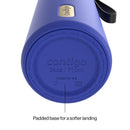 Contigo Snapseal Stainless Steel Leakproof Water Bottle with Carry Strap and Straw, Wild Indigo Champagne, 24 Ounce