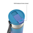 Contigo Kids DualSip Compact Leakproof Insulated Water Bottle with 2-Way Lid, Indiglow, 16 Ounce