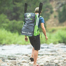 Sevylor QuickPak K5 24 Gauge PVC Polyester 1 Person Inflatable Kayak w/Hand Pump, Paddle, Double Lock Valves and Easy To Carry Backpack System, Gray