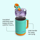 bubba Stainless Steel Insulated Water Keg with Handle, Field Trip, 52 Ounce