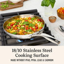 Calphalon Premier Stainless Steel 10" Fry Pan