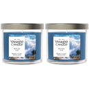 Yankee Candle Small Tumbler Scented Single Wick Jar Candle, Ocean Air, 4.3 Ounce (Pack of 2)