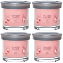 Yankee Candle Small Tumbler Scented Single Wick Jar Candle, Pink Sands, Over 20 Hours of Burn Time, 4.3 Ounce (Pack of 4)