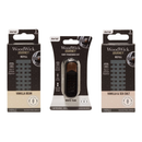 WoodWick Journey Vanilla Drift auto vent fragrance kit White Teak with adjustable fragrance strength , Vanilla & Sea Salt and Vanilla Bean