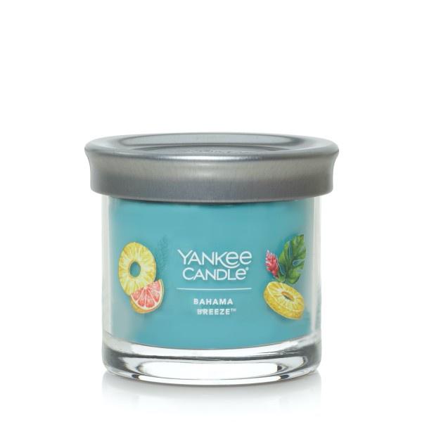 Yankee Candle Small Tumbler Scented Single Wick Jar Candle, Bahama Breeze, Over 20 Hours of Burn Time, 4.3 Ounce (Pack of 4)