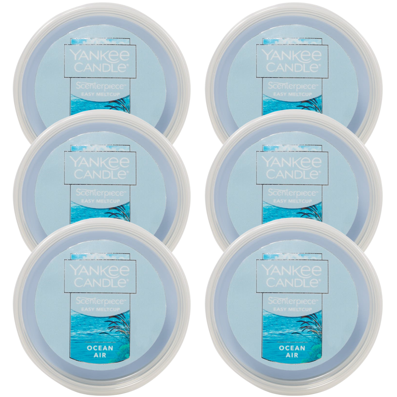 Yankee Candle Ocean Air Scenterpiece Easy MeltCup (Pack of 6)