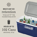 Coleman Cooler, 120 Qt. Chest, 316 Series, Twilight, 1 CT