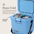 Coleman Pro 25-Quart Hard Cooler, Blue Sky