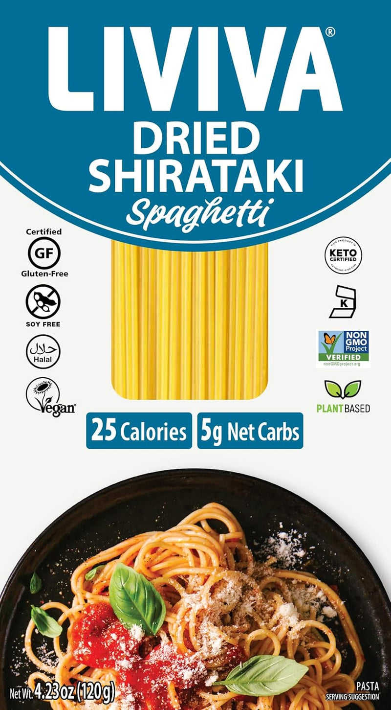 Liviva Dried Shirataki Spaghetti (4 Pack), 1 CT