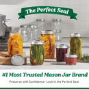 Ball Easy Label Glass Mason Jar, Regular Mouth, Quart Size, 32 OZ (12-Pack)