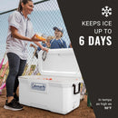Coleman 316 Series 120 Qt. Marine Hard Ice Chest Cooler, White