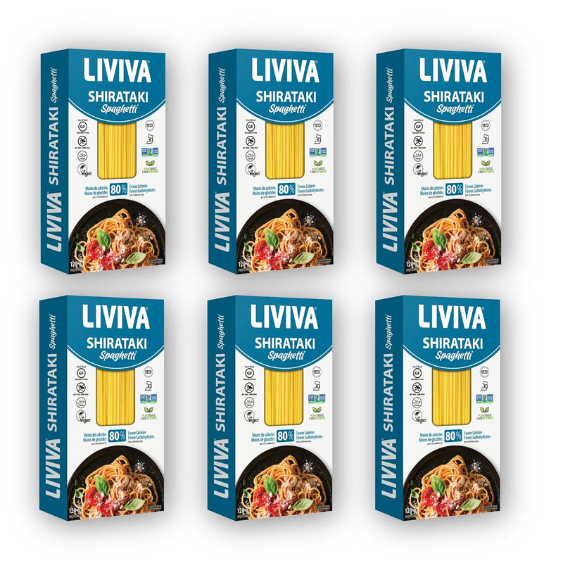 Liviva Dried Shirataki Spaghetti (6 Pack), 1 CT