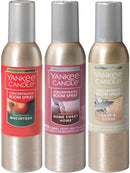Yankee Candle Concentrated Air Freshener Room Spray Cozy Homestead Variety Pack, Odor Eliminator for Home, Bathroom, 1.5 Oz (Pack of 3)