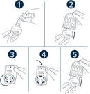 Yankee Candle Scentplug Diffuser, Organic Pattern White