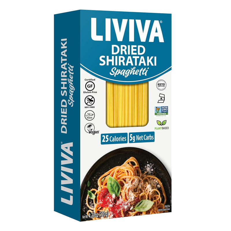 Liviva Dried Shirataki Spaghetti (4 Pack), 1 CT