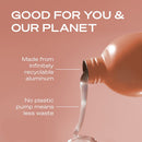 Hey Humans Rosewater Ginger Moisturizing Body Wash with Vegan + Naturally Derived Ingredients, Jojoba Oil - 14 fl oz (Pack of 1)