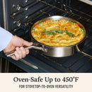 Calphalon Stainless Steel 3-Qt Sauté Pan with Lid