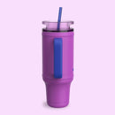 bubba Stainless Steel Insulated Tumbler with Handle and Straw, Moodbooster, 40 Ounce