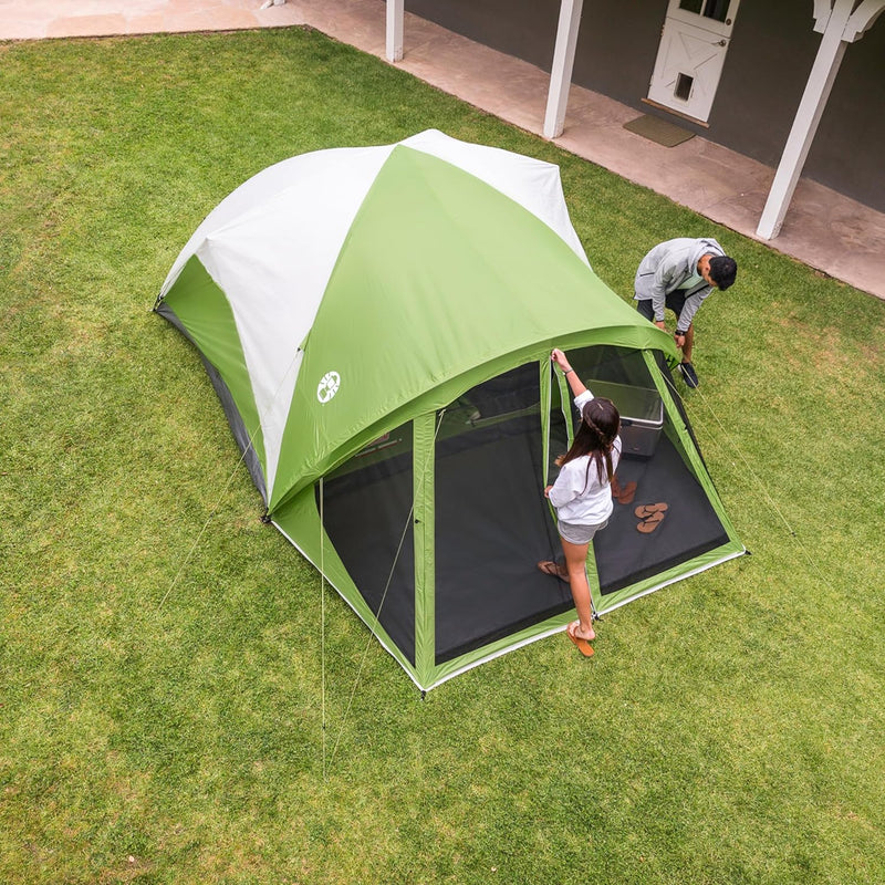 Coleman Evanston Screened 6-Person Tent Green