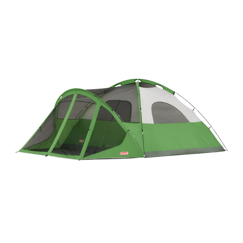 coleman 8 person tent Coleman 8-Person Evanston Dome Camping Tent with Screen Room