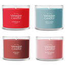 Yankee Candle Christmas at Home, Mini Candle Set 1.3 OZ Scented Mini Jar Candles (4 Pack)